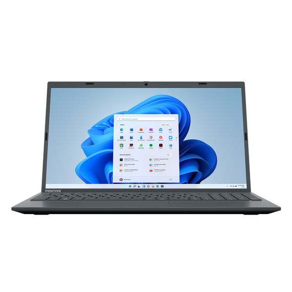 Notebook Positivo Motion Gray C4128g-15 Intel® Celeron® Dual Core™ Windows 11 Home 15.6