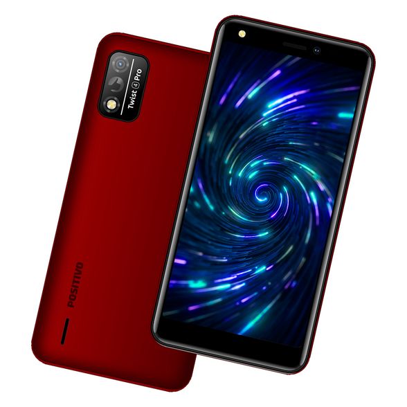 Smartphone Positivo Twist 4 Pro S518 64GB Dual Chip 5.5" - Vermelho