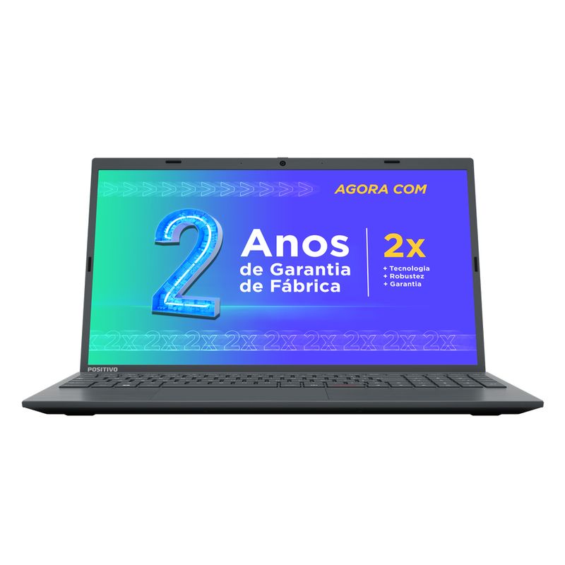 Notebook Positivo Motion C4128g-15 Intel® Celeron® Dual Core™ Windows 11  Home 15.6 - Cinza - Inclui Microsoft 365*