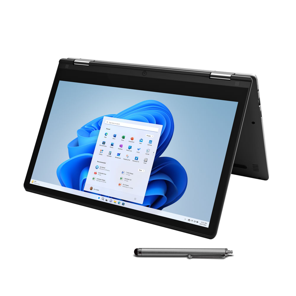 Notebook 2 em 1 Positivo Duo C4128B-3 Intel® Celeron® Windows 11 Home 11,6" - Cinza Escuro - Inclui Microsoft 365*