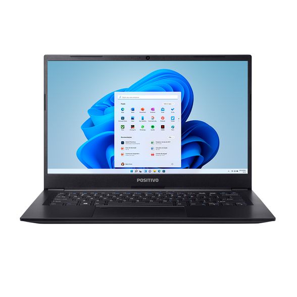 Notebook Positivo Master N4340 Intel® Core™ i5-10210U Windows 11 Home 8GB 256GB SSD 14,1' - Preto