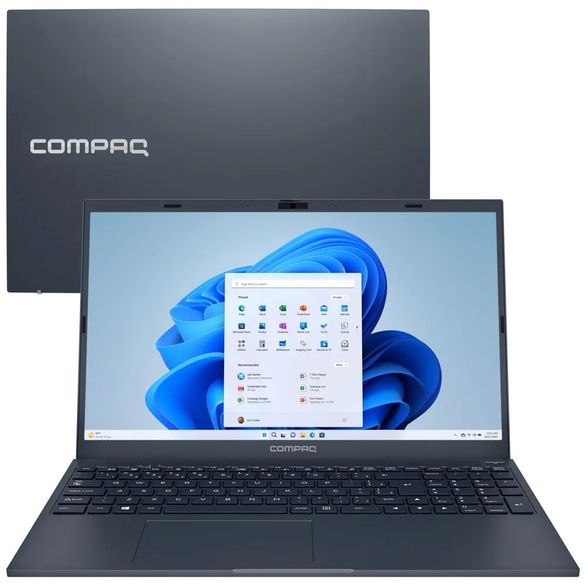 Notebook Compaq Presario 5110 Snapdragon® 7c SC7180 Windows 11 Home 4GB 128GB UFS - Azul Escuro - Inclui Microsoft 365*