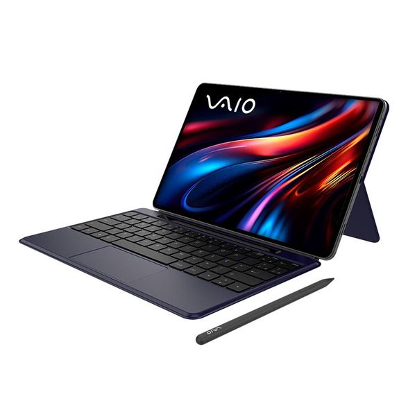 Tablet VAIO TL12 256GB 8GB RAM - 5G - Teclado Magnético e Caneta - Tela AMOLED 12.6" 2.5K - Preto