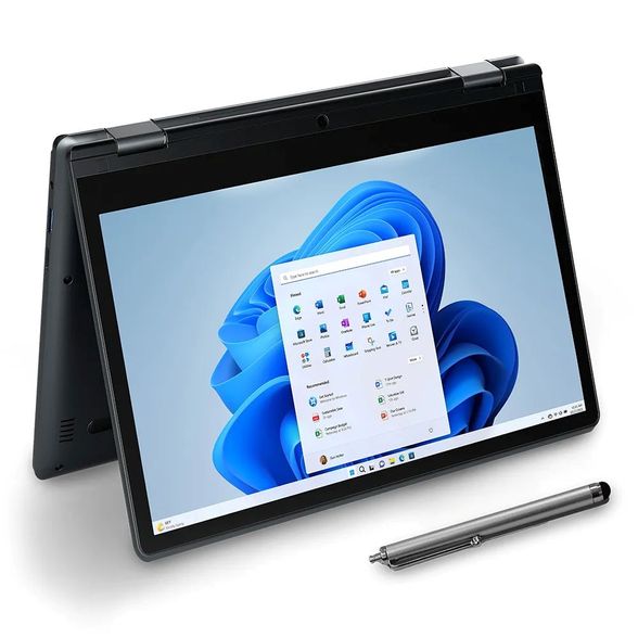 Notebook 2 em 1 Positivo Duo C8128E Intel Celeron N4500 Windows 11 Home 8GB RAM 128GB e MMC 11" LED HD IPS - Cinza