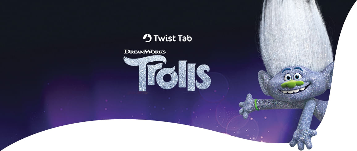 Positivo Twist Tab Trolls